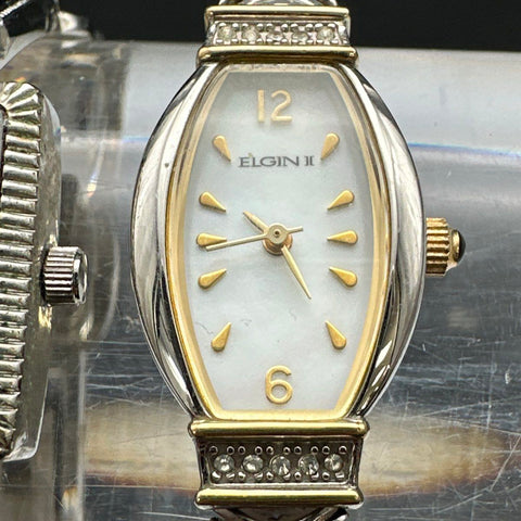 ESQ Elgin David Tutera Womens Wristwatch Jewelry Lot of 6 Fashion Dress