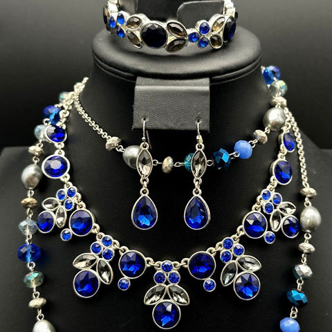 Liz Claiborne Jewelry Lot Vintage to Modern Necklaces Bracelets Earrings 10 Pc