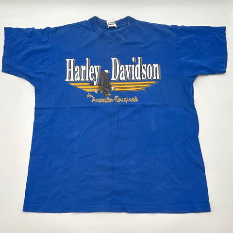 Vintage 1987 Harley-Davidson St. Joe Missouri Eagle T-Shirt Single Stitch XL