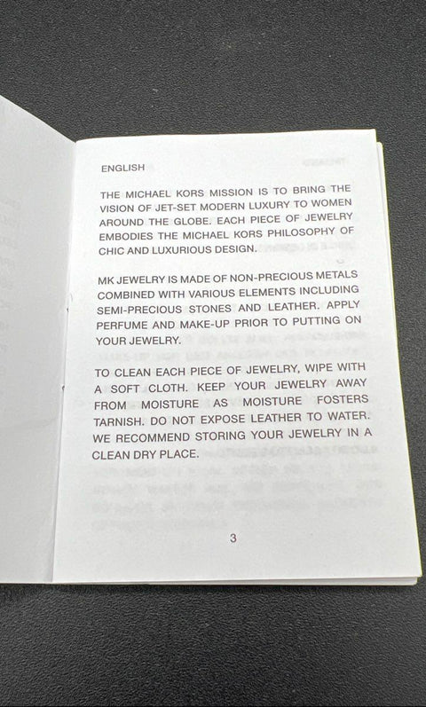 Michael Kors Gold-Tone Pave Crystal Chunky Link Toggle Necklace 26"