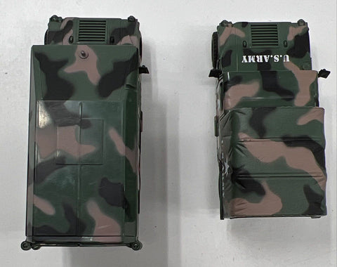 U.S. Army Humvee Military Vehicle Toy Lot 4 Piece Camouflage Mixed Variants
