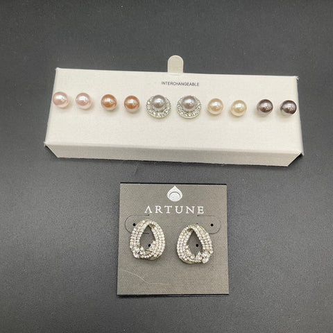 Costume Jewelry Lot 13 Pairs Anthropologie Chico's Vera Wang Madden NYC Pearls