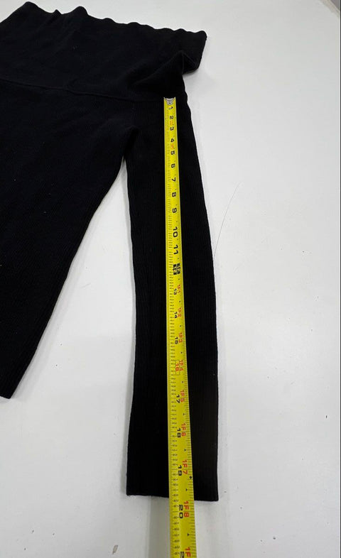 Wilfred Women's Thais Sweater Black Off The Shoulder Ribbed Knit Size S