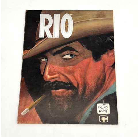 Rio Doug Wildey Graphic Novel Comico 1987 First Printing Western Comic Book