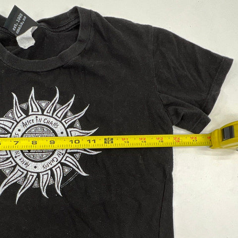 Vintage 2005 Alice in Chains Sun Logo Grunge Rock Band Baby Tee Impact Merch