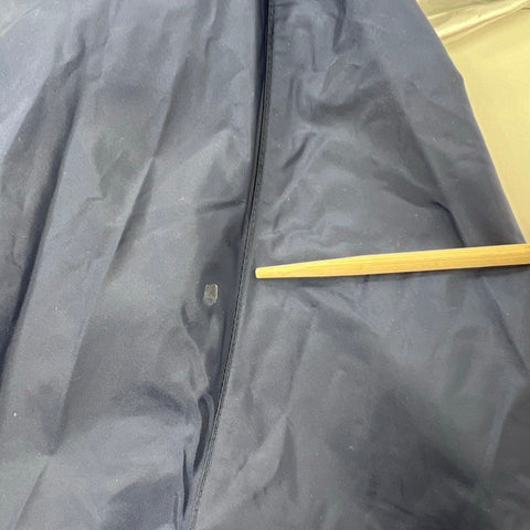 Adidas Human Made Men's Reversible Windbreaker Jacket Navy Silver Hooded Sz S