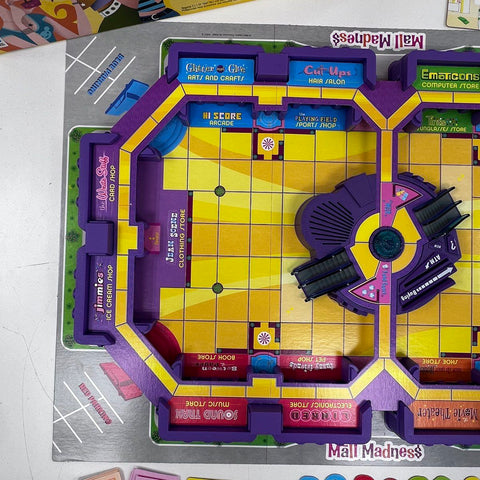 Milton Bradley Mall Madness 2005 Talking Electronic Shopping Board Game