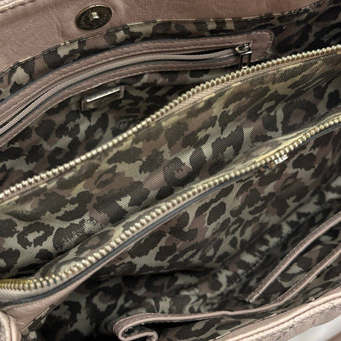 Guess Handbag Lot Green Snakeskin Satchel & Pink Quilted Tote Bag Lot of 2