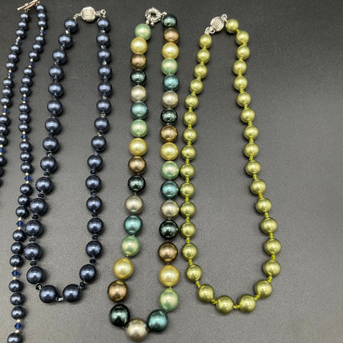 Park Lane & Assorted Faux Pearl Simulated Pearl Necklace Jewelry Lot of 7