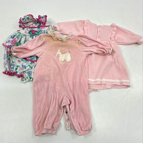 Carter's Gadfly Girls Clothing Lot Vintage 80s 90s Dresses Rompers Sets 16pc
