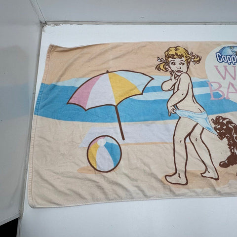 Vintage 2002 Coppertone Water Babies Little Miss Coppertone Promo Beach Towel