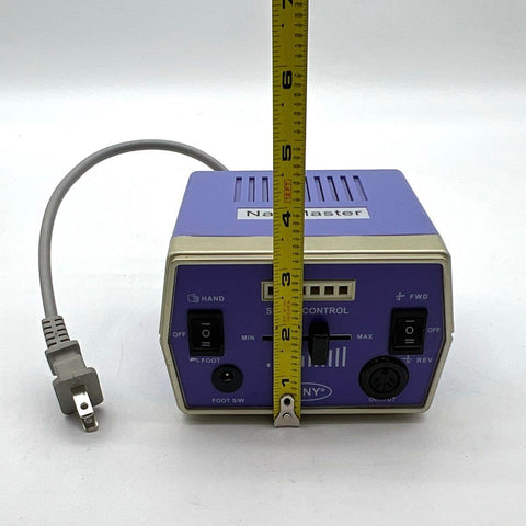 ZENY Nail Master Electric Nail Drill Control Box Purple 18V Power Supply