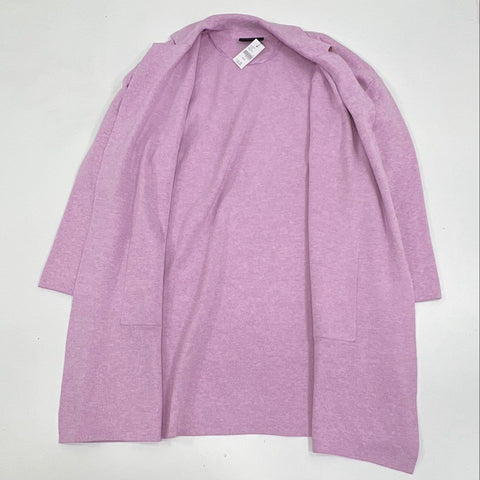 Lane Bryant Women's Pink Open Front Duster Cardigan Sweater Blazer NWT 14/16