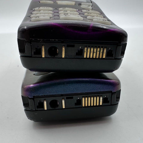 Vintage Nokia 5185i Cell Phone Lot of 2 Patterned Covers Chargers Box Tested
