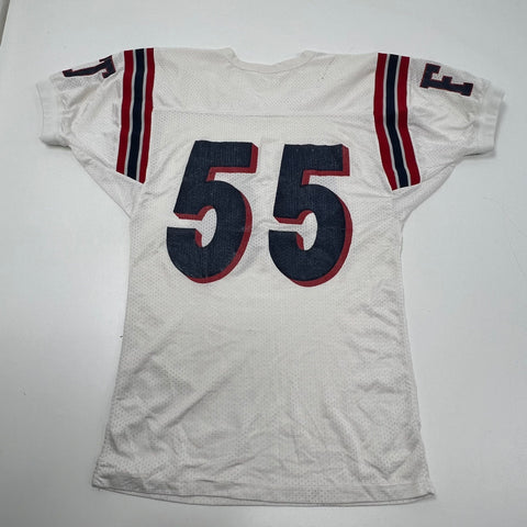 Vintage 80s Russell Athletic Football Jersey #55 Mesh Made in USA Sz M
