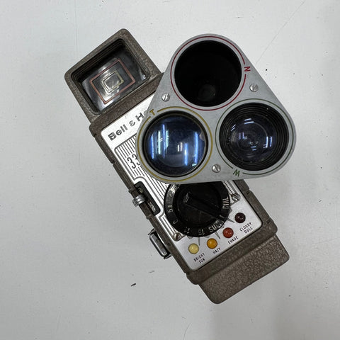 Vintage Bell & Howell 333 Ansco Kodak Camera Flash Lot 8mm Movie Folding Prop
