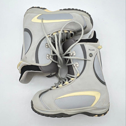 Burton Ruler Women's Snowboard Boots Grey Cream Size 10