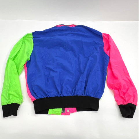 Vintage 90s McDonalds Philadelphia Region Color Block Windbreaker Jacket Sz L