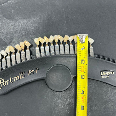 Dentsply Trubyte Portrait IPN Denture Tooth Shade Guide & Conversion Chart
