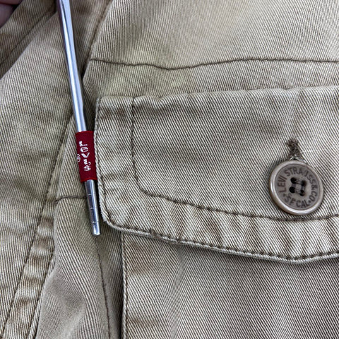 Levi's Men's Olive Green Cotton 4-Pocket Field Utility Jacket Size XL