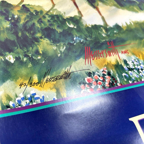 Epcot Flower & Garden Festival Posters 1997 & 1998 w/ Signed Messersmith Piece