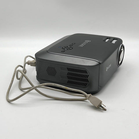Gudee LED Home Theater Projector Dual HDMI USB VGA 145W Gray Tested