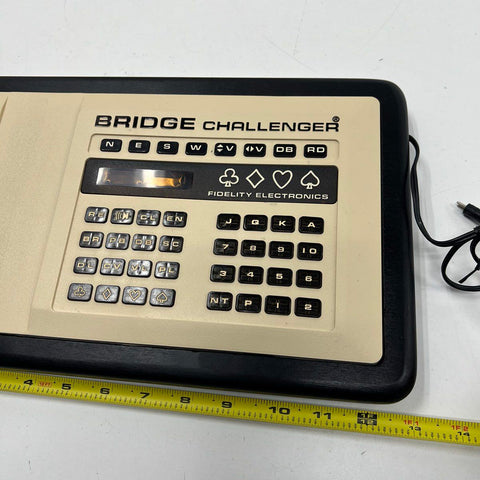 Vintage 1970s Fidelity Bridge Challenger Electronic Card Game Computer In Case