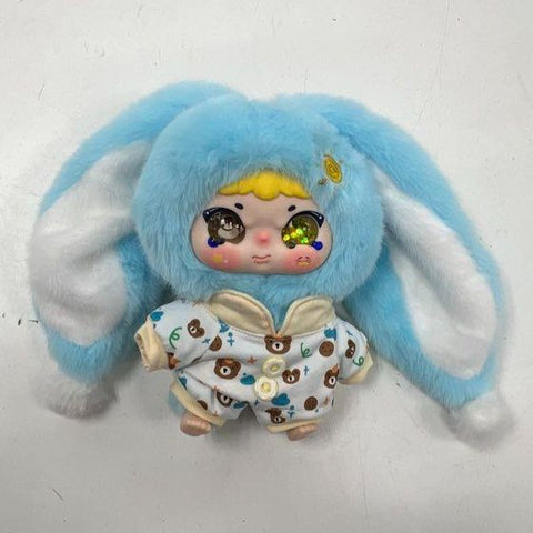Art Doll Lot Plush Anime Style Figures Custom Face Lot of 2