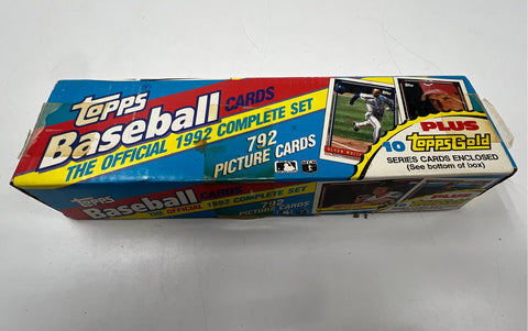 Baseball Card Lot 1987 & 1992 Topps 7 Lbs Mixed Set Boxes See Photos
