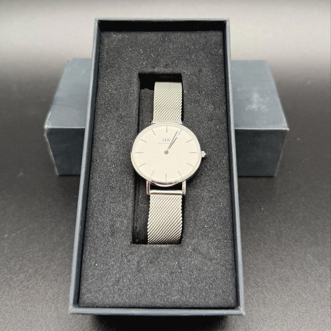 Daniel Wellington Classic B32S11 Stainless Steel Watch Milanese Mesh Band Works