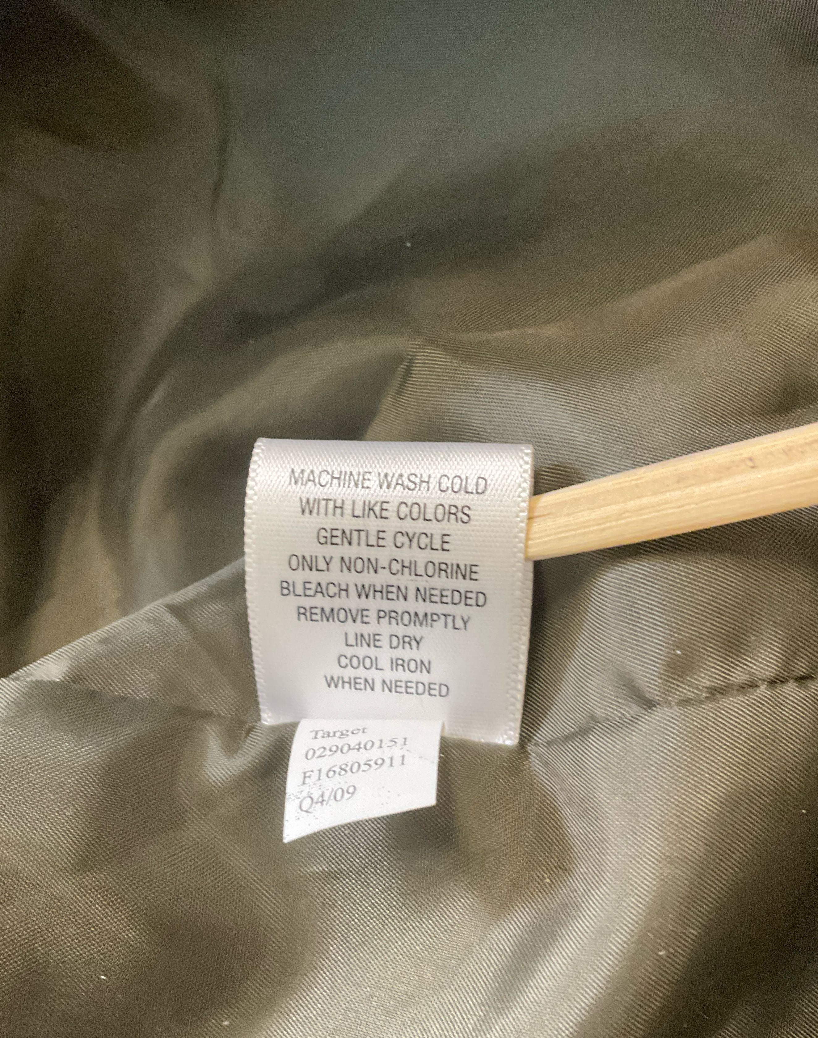Liz Lange Maternity for Target Women's Olive Green Trench Coat Size XS NWT
