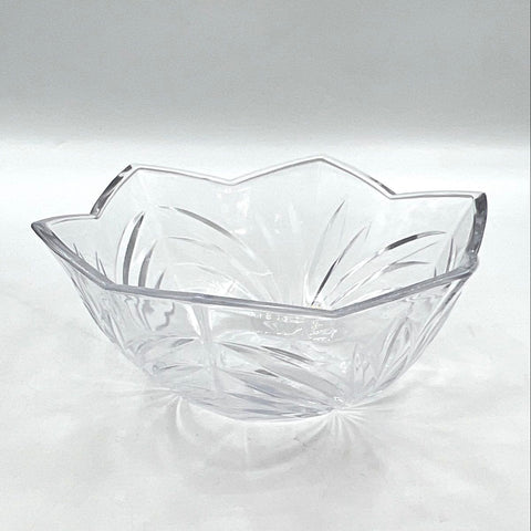 Gorham Elena Crystal Small Bowl 8.5 Inch Round With Original Box