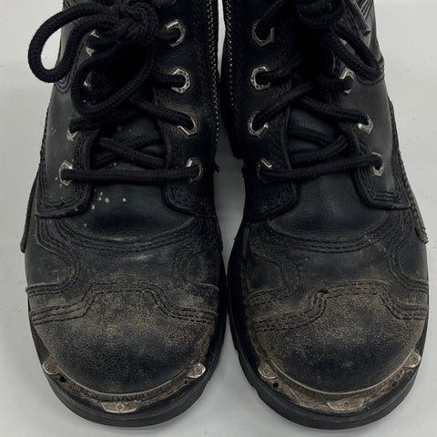 Harley-Davidson Stealth 81541 Motorcycle Riding Boots Distressed Biker Leather