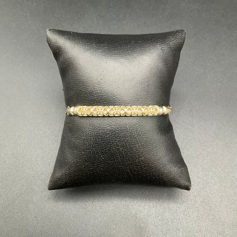 Kendra Scott Gold Tone Spike Necklace and Filigree Slider Bracelet Jewelry Lot 2