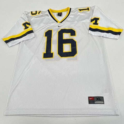 Nike Team Vintage Y2K Michigan Wolverines #16 Football Jersey Mens XL