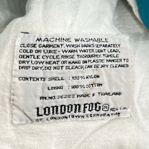 Vintage 90s London Fog Race Car Racing Windbreaker Hooded Jacket Sz 5-6
