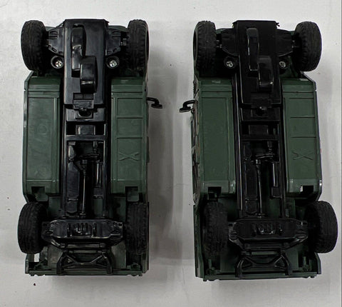 U.S. Army Humvee Military Vehicle Toy Lot 4 Piece Camouflage Mixed Variants