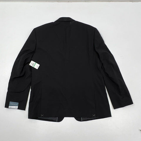 Perry Ellis Men's Black Stretch Core Blazer Suit Jacket NWT Sz 46 Reg