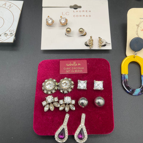 Chico's Lauren Conrad Urban Outfitters Fashion Earrings Jewelry Lot of 9 Sets