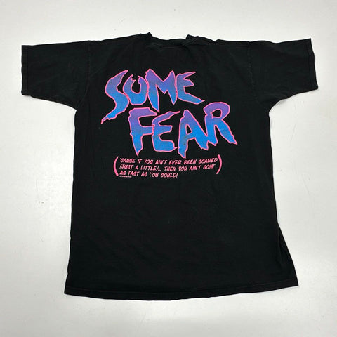 Vintage 90s Some Fear Motorsport Apparel T-Shirt Single Stitch XL