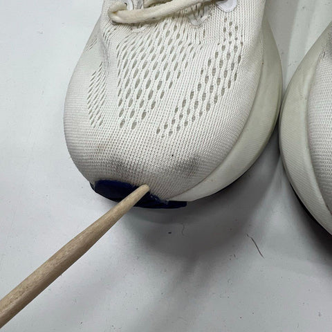 Brooks Glycerin 19 White Navy Blue Running Shoes Men's Size 9