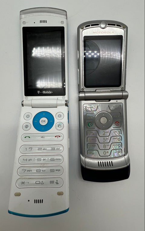 LG Motorola BlackBerry Older Cellphone Lot 7 Piece For Parts Only As-Is