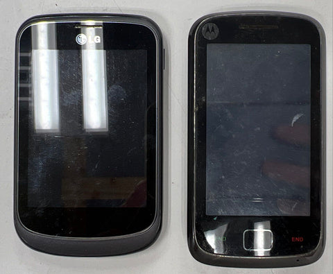 Samsung Galaxy S II LG Motorola Doro Phone Lot 9 Piece For Parts Not Working