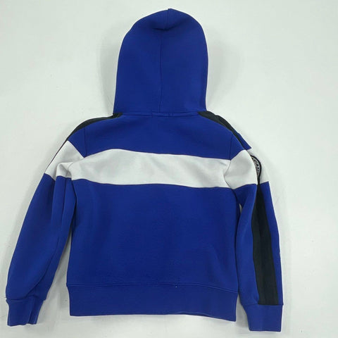 Polo Ralph Lauren Boys' Hoodie Blue Colorblock 67 Racing Pullover Size 7