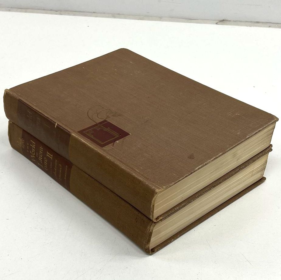 1950 The World in Literature Vol I & II Set Anderson Warnock Scott Foresman