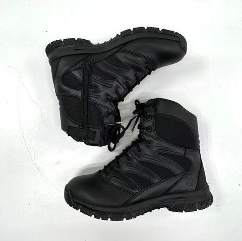 Original S.W.A.T. Force 8" Side Zip Black Tactical Duty Boots Men's Size 10