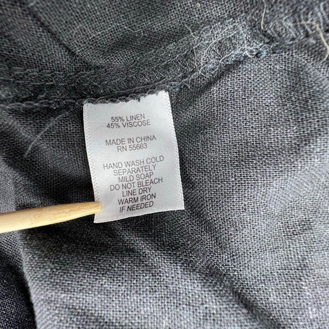 NWT For Cynthia Linen Blend Hooded Cowl Neck High Low Maxi Dress Sz L