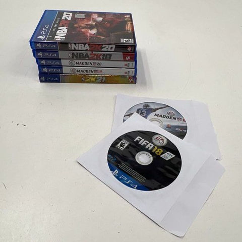 Madden NBA 2K FIFA 7 PlayStation 4 PS4 Game Lot Sports