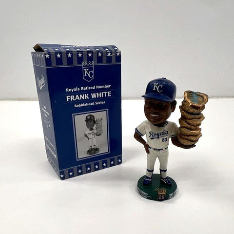 Frank White Kansas City Royals Bobblehead 2006 Retired Number Series With Box