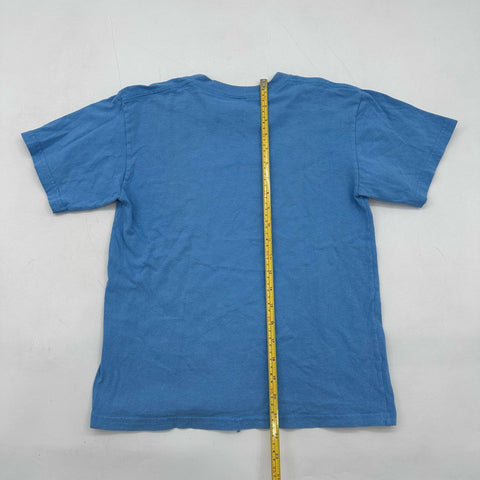 Vintage Star Wars X-Wing Starfighter Graphic T-Shirt Blue Mad Engine Sz S